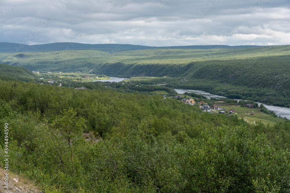 View from Masi, Finnmark, Norway