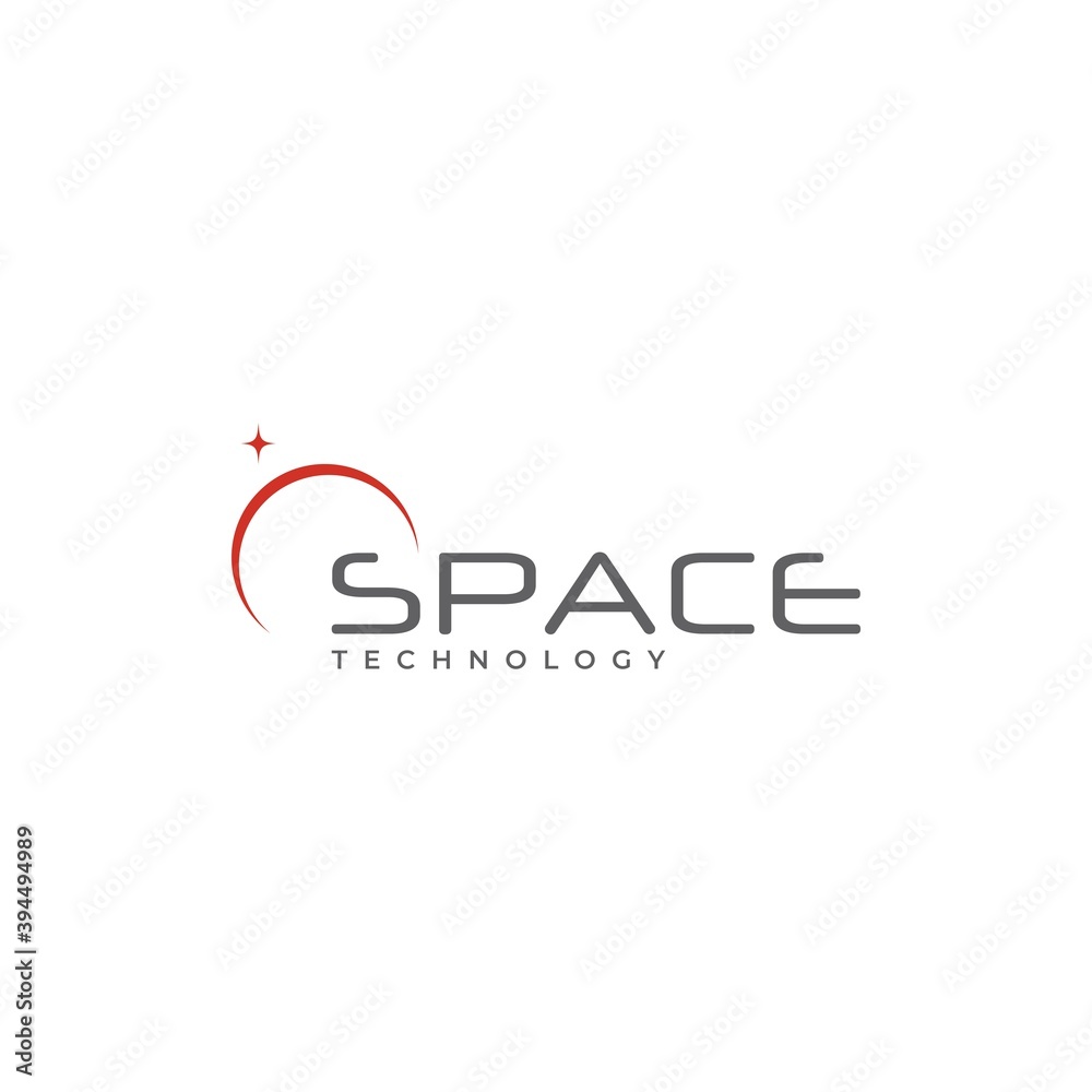 Space logo design inspiration vector template