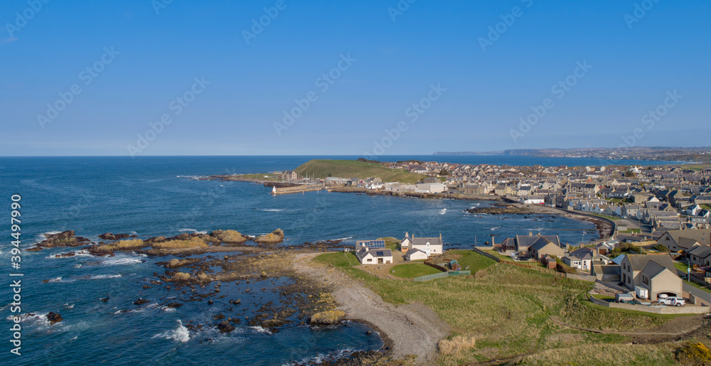 Whitehills Bay and Harbour on the Aberdeenshire Coast