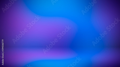 Purple empty room. Blurred background 3d. Abstract lilac background. Studio.