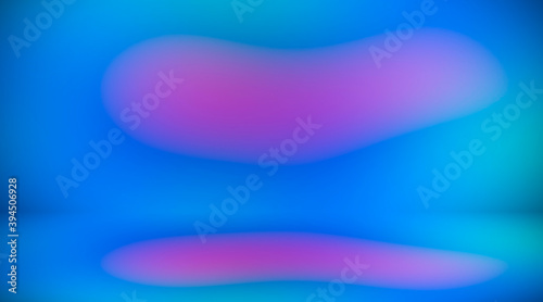 Purple empty room. Blurred background 3d. Abstract lilac background. Studio.