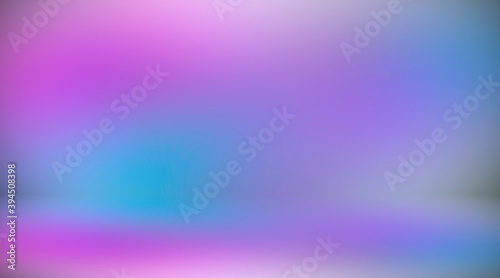 Purple empty room. Blurred background 3d. Abstract lilac background. Studio.