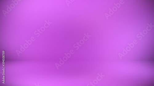 Purple empty room. Blurred background 3d. Abstract lilac background. Studio.