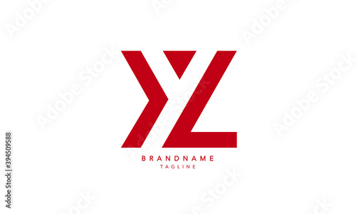 Alphabet letters Initials Monogram logo YL, LY, Y and L photo