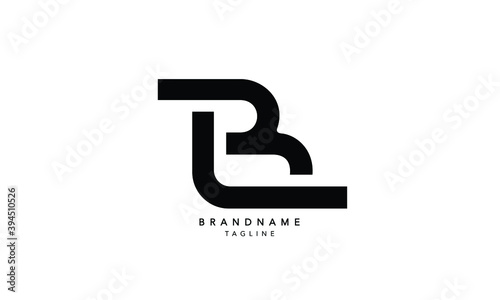 Alphabet letters Initials Monogram logo BL, LB, B and L