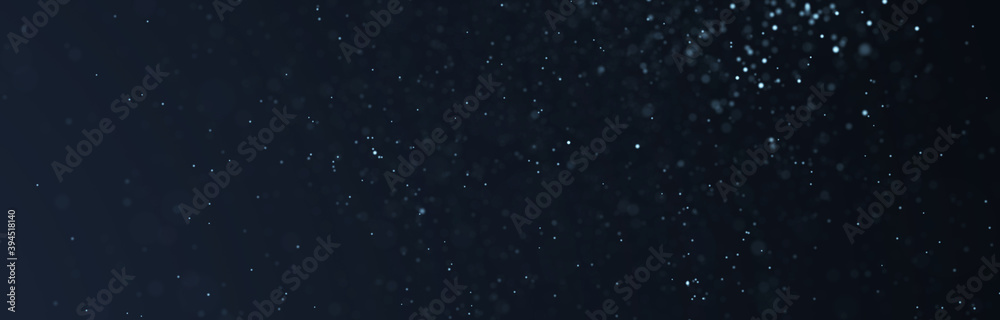 Dust particles. Abstract background of particles. Dots background. Futuristic digital dots background. 3d rendering.