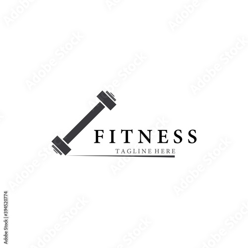 Fitness logo template photo