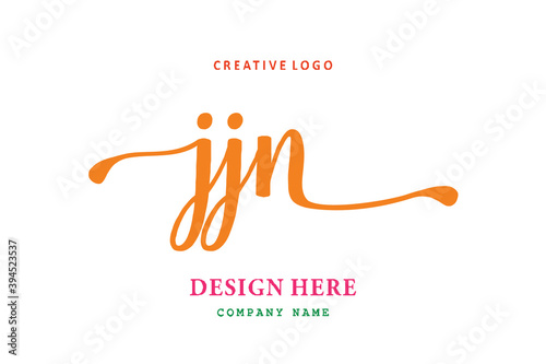 JJN lettering logo is simple, easy to understand and authoritative