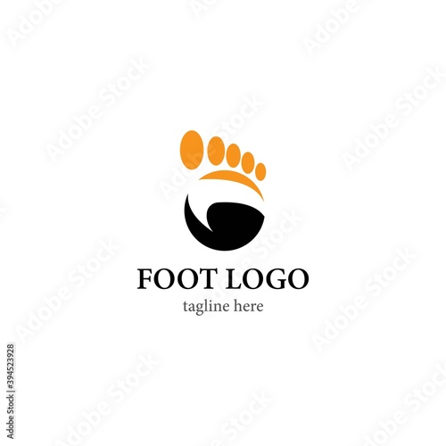 Foot logo template