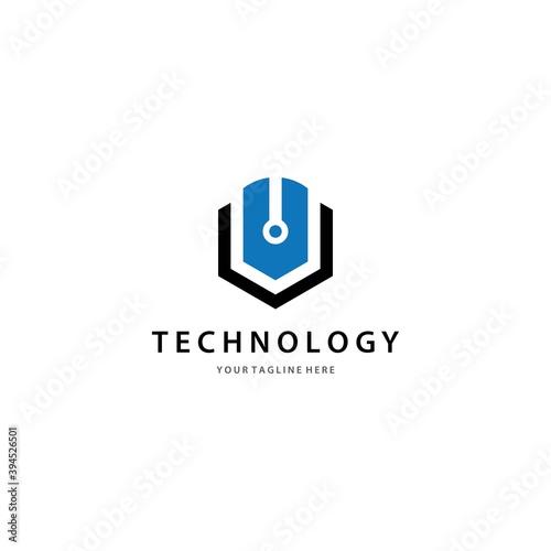 Technology logo template © feri