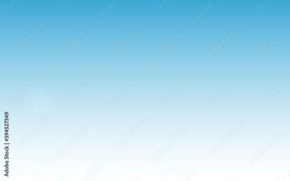 Fototapeta premium Gray Snowflake Vector Blue Background. Xmas