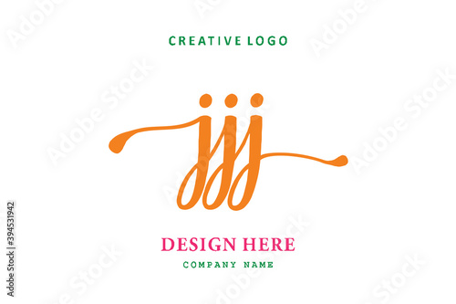 JJJ lettering logo is simple, easy to understand and authoritative