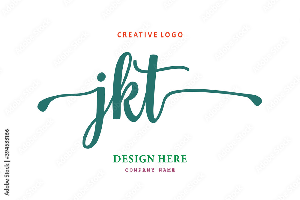 JKT lettering logo is simple, easy to understand and authoritative JKT lettering logo is simple, easy to understand and authoritative