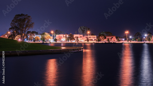 Shepparton Lake Night Reflection