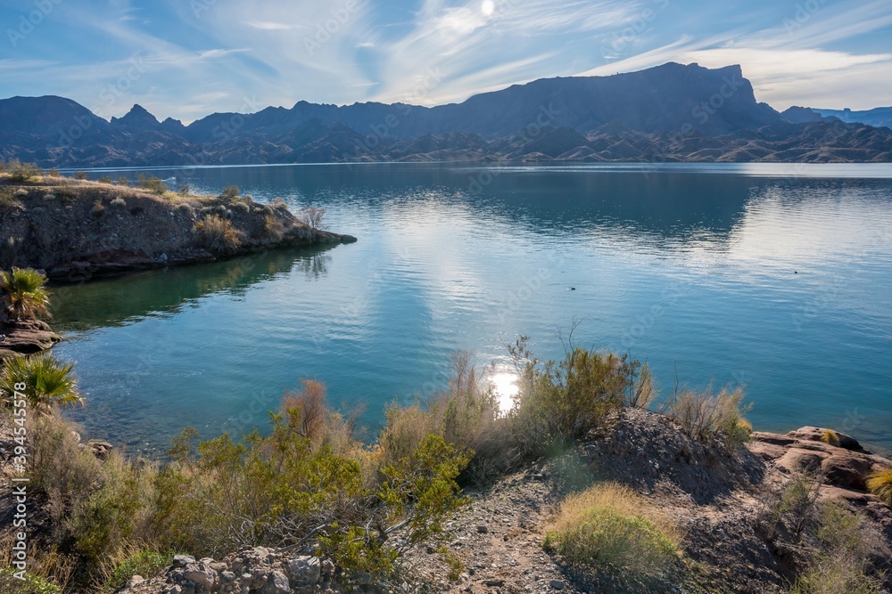 A breathtaking view of the lake in Cattail Cove SP, Arizona