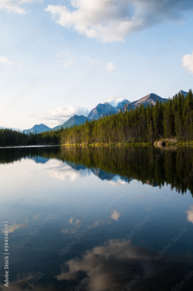 Canadian Rocky mountains in summer