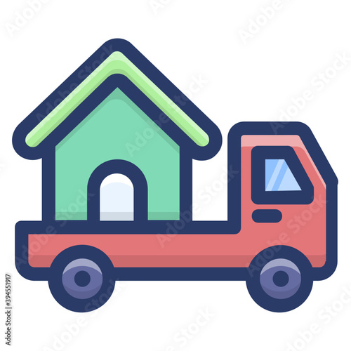 House Relocation Vector 