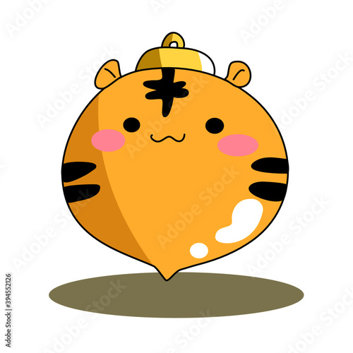 christmas ball tiger