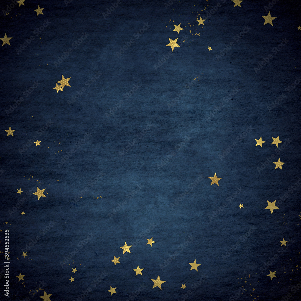 Confetti, golden texture on a dark background Confetti, golden texture on a dark background