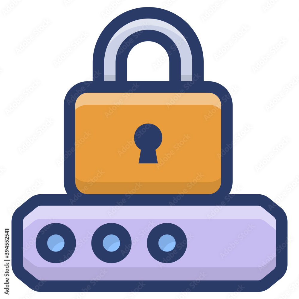 Password Protected lock Password Protected lock