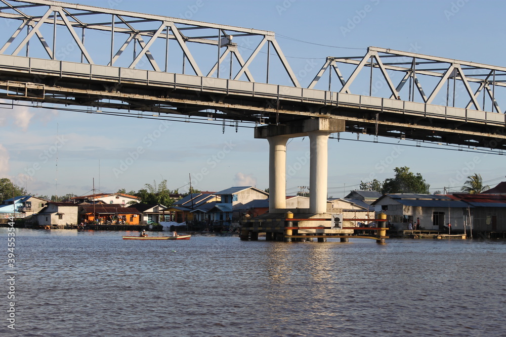 Fototapeta premium bridge over the river