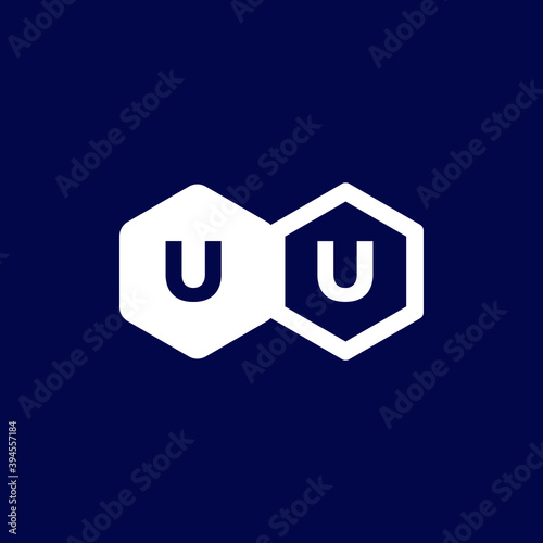 UU Letter Initial Logo and Icon for Business Branding and Website Editable Vector and Website Favicon Design Unique Modern Logo Version photo