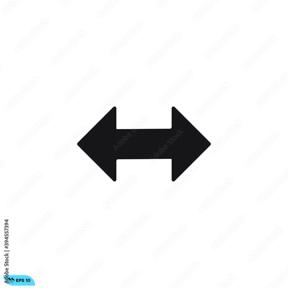Icon vector graphic of arrow, good for template Icon vector graphic of arrow, good for template