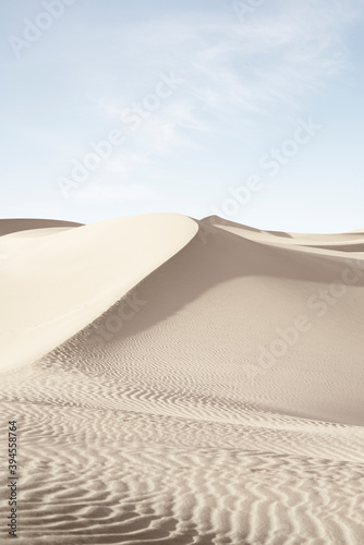 Foto view of nice sands dunes at Sands Dunes National Park