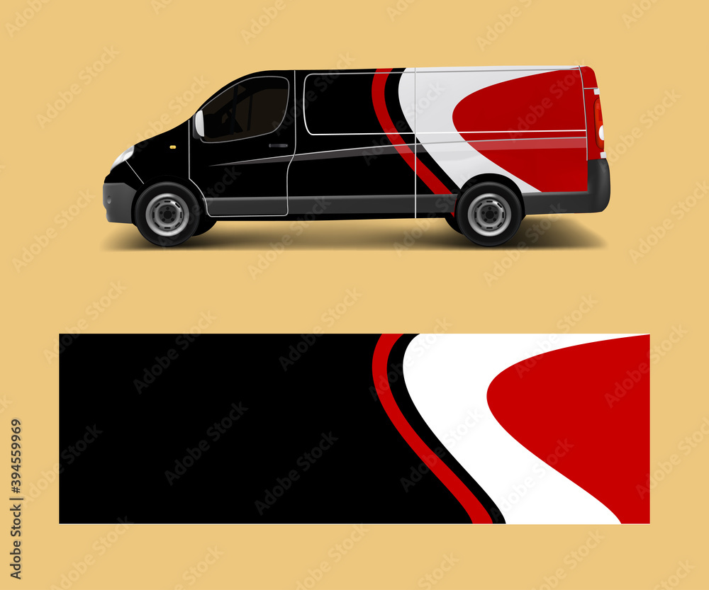 Car decal van designs . Wrap designs template vector. Stock Vector ...