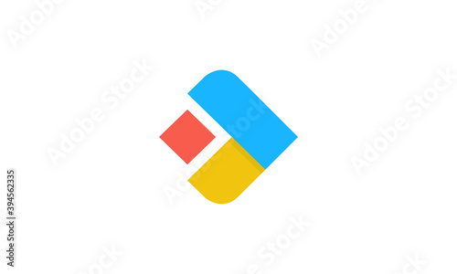 Free Download Creative Vector Illustration Logo Design. Colorful Geometric Arrow Concept. - GFXLoad