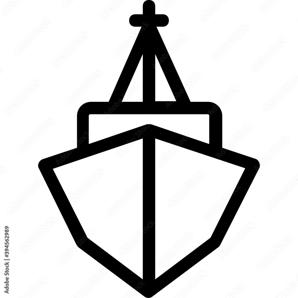 Vessel Line Vector Icon
Vessel Line Vector Icon