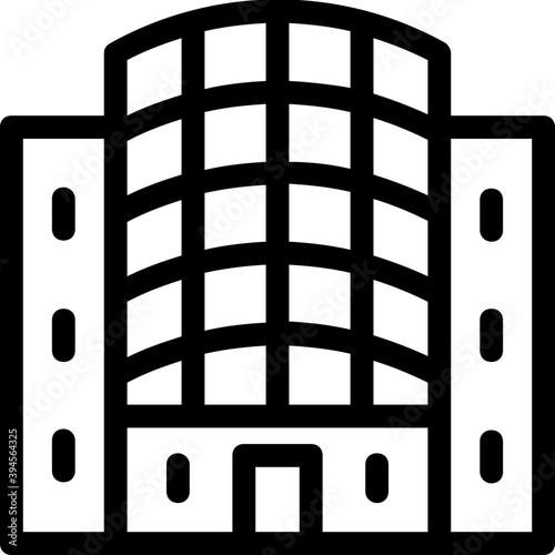
Building Line Vector Icon
