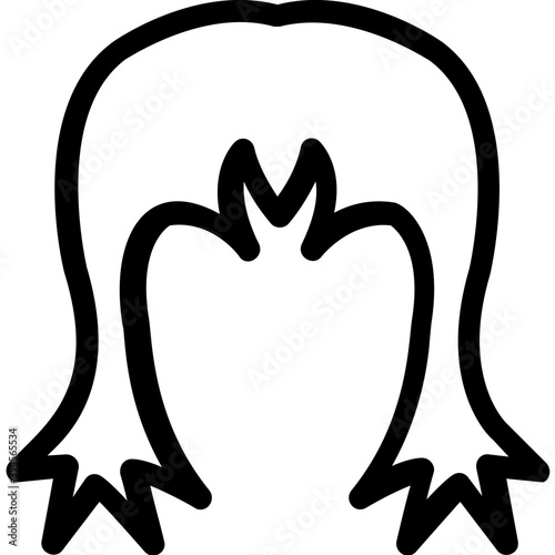 
Wig Vector Icon
