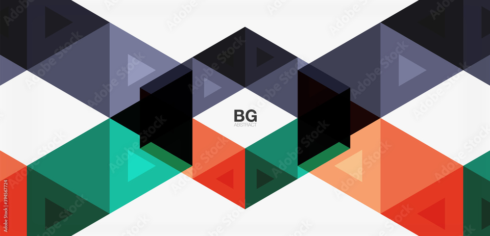 Mosaic triangle pattern abstract background for cover, banner, flyer and poster and other template Mosaic triangle pattern abstract background for cover, banner, flyer and poster and other template