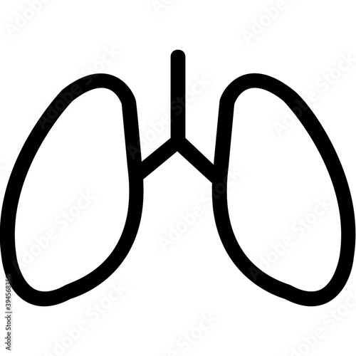 
Lungs Vector Icon

