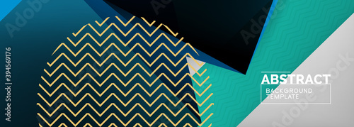 Low poly 3d geometric shapes, minimal abstract background. Vector illustrations for covers, banners, flyers and posters and other