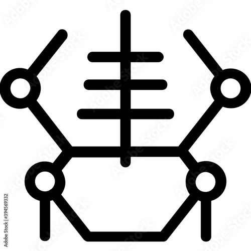 
Ribs Vector Icon
