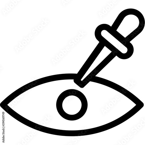 
Eye Drops Vector Icon
