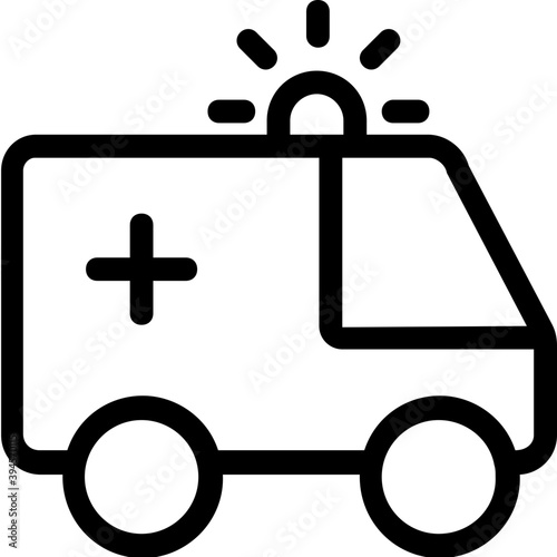 
Ambulance Vector Icon
