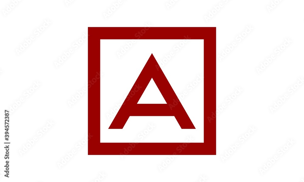 Abstract letter A illustration vector design Abstract letter A illustration vector design