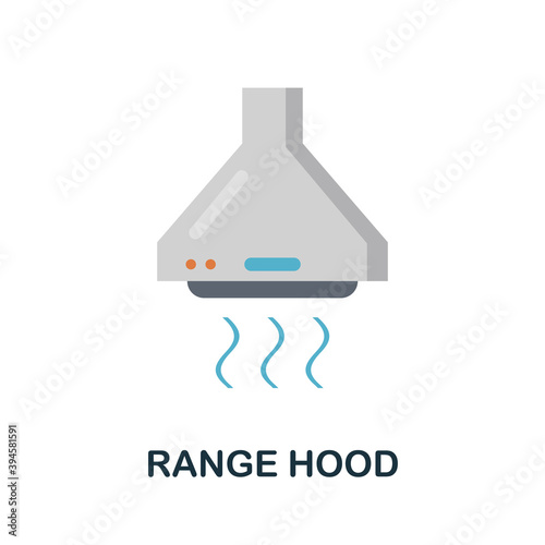 Range Hood icon. Simple element from kitchen appliances collection. Creative Range Hood icon for web design, templates, infographics and more