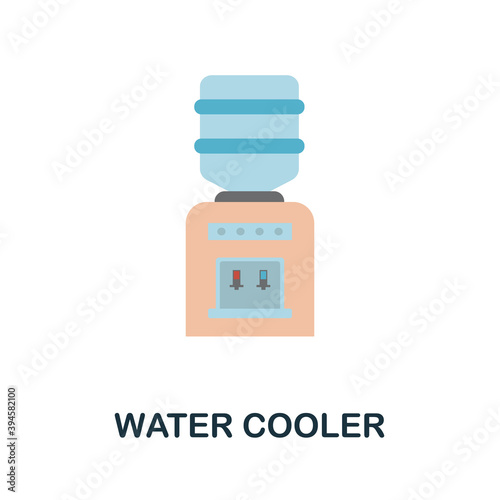Water Cooler icon. Simple element from kitchen appliances collection. Creative Water Cooler icon for web design, templates, infographics and more