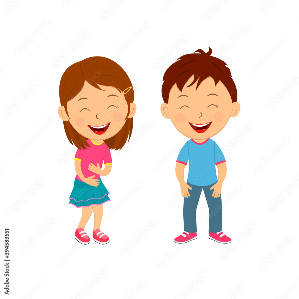 kids, children laugh, illustration,vector kids, children laugh, illustration,vector