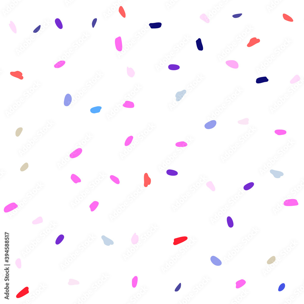 Multicolored spots pattern/ Acrylic brushes paint seamless background