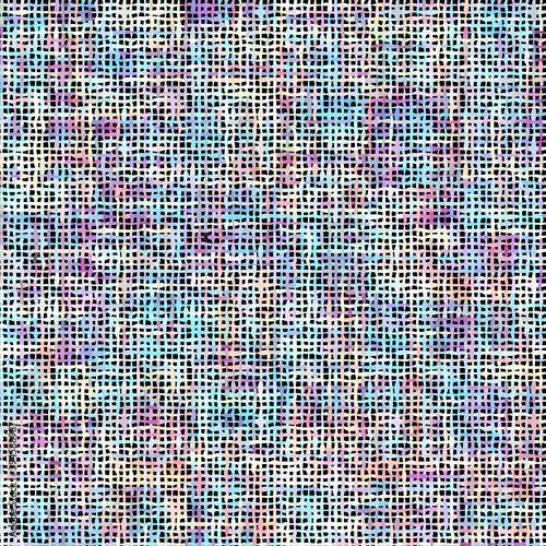 Seamless plaid pattern. Imitation of a texture of rough canvas. Vector image.