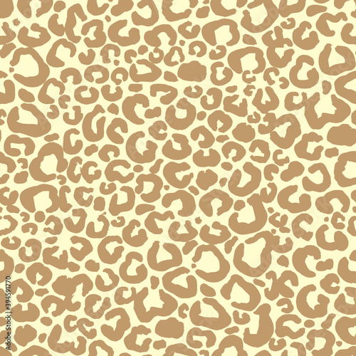 seamless leopard pattern. Hand drawn illustration camel leopard print. template for design