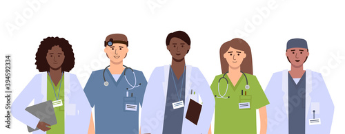 Healthcare workers group.