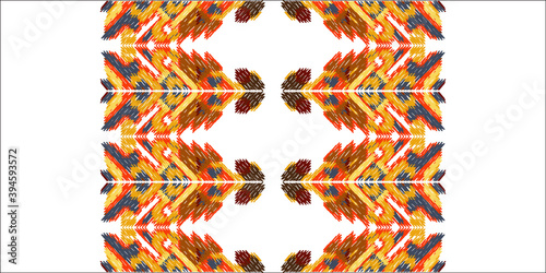 Drapery curves pagan tripe seamless pattern. Indian old surface background. Vector ornament.