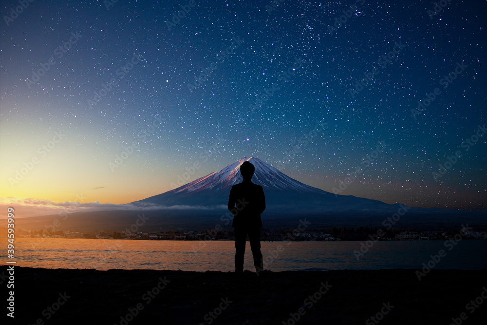 富士山と宇宙