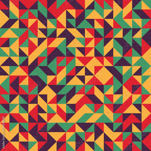 Abstract Geometric Pattern generative computational art illustration